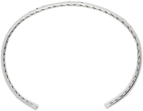 GUCCI Sterling Silver Maison de L'Amour Bracelet